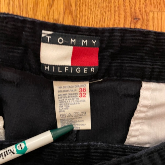 Tommy Hilfiger premium navy corduroy pants 36x32 - Picture 2 of 3